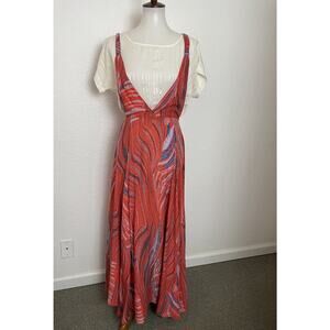 Revolve Free People Dress Maxi Boho Print Thousand Kisses FLAWS